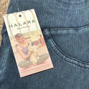 HALARA Blue Jeggings Classic Denim Style